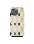 Checked Beige